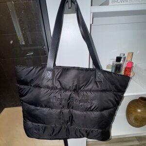Rare Beauty Puffer Tote Bag